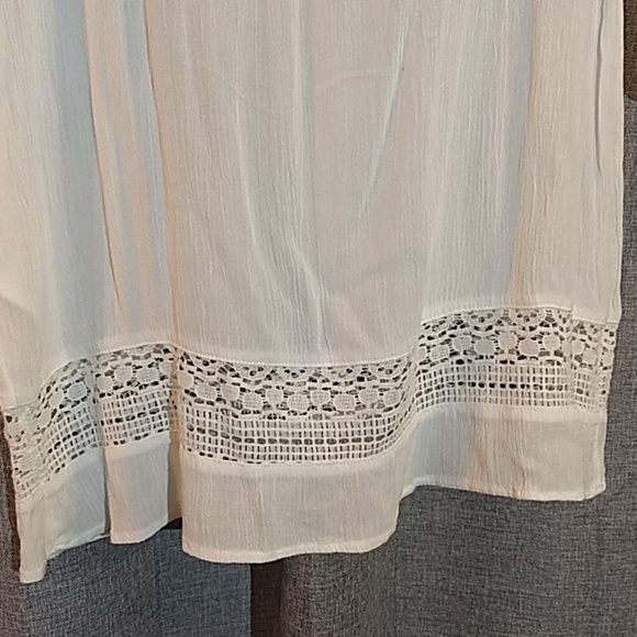 HM Boho white dress lace and stripe details - Picture 4 of 6